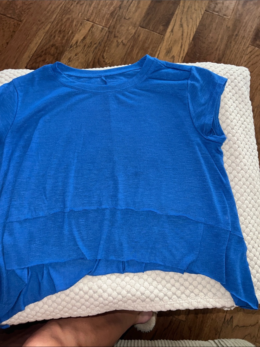 SHEIN Royal Blue Short Sleeve Top